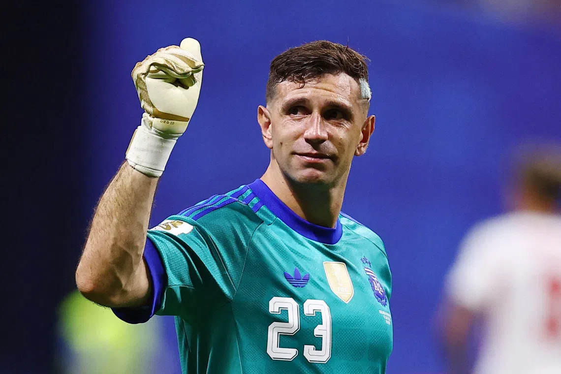 British media reported that Chelsea paid around £7.5 million (S$12.9 million) to sign the 33-year-old Emiliano Martinez.