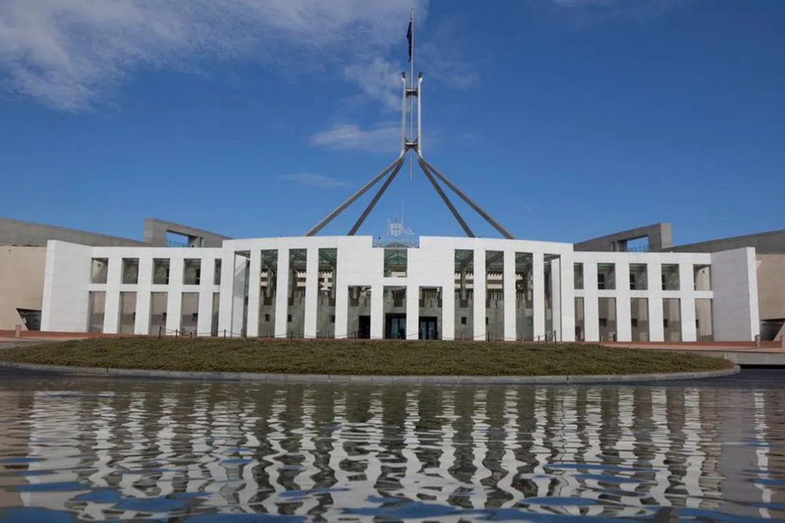 FILE PHOTO: Australia's Federal Parliament in Canberra, May 8, 2012. REUTERS/Andrew Taylor/File Photo