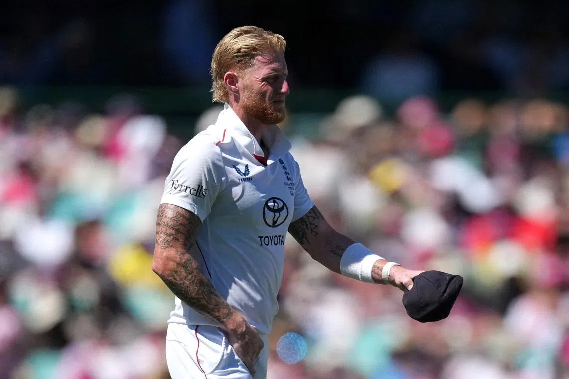 Cricket - The Ashes - Australia v England - Fifth Test - Sydney Cricket Ground, Sydney, Australia - January 7, 2026 England's Ben Stokes reacts REUTERS/Asanka Brendon Ratnayake/File Photo