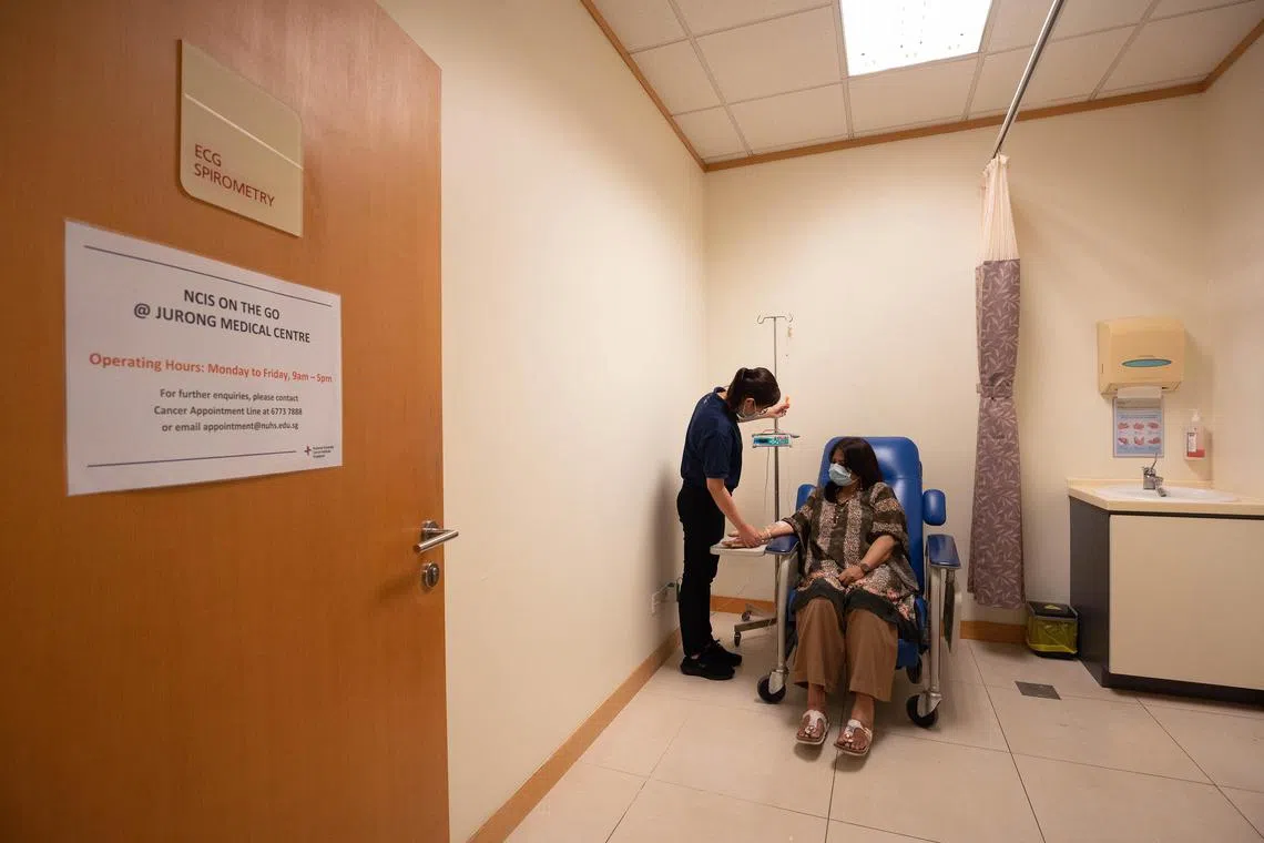The National University Cancer Institute plans to expand the service this year to its two other community clinics.