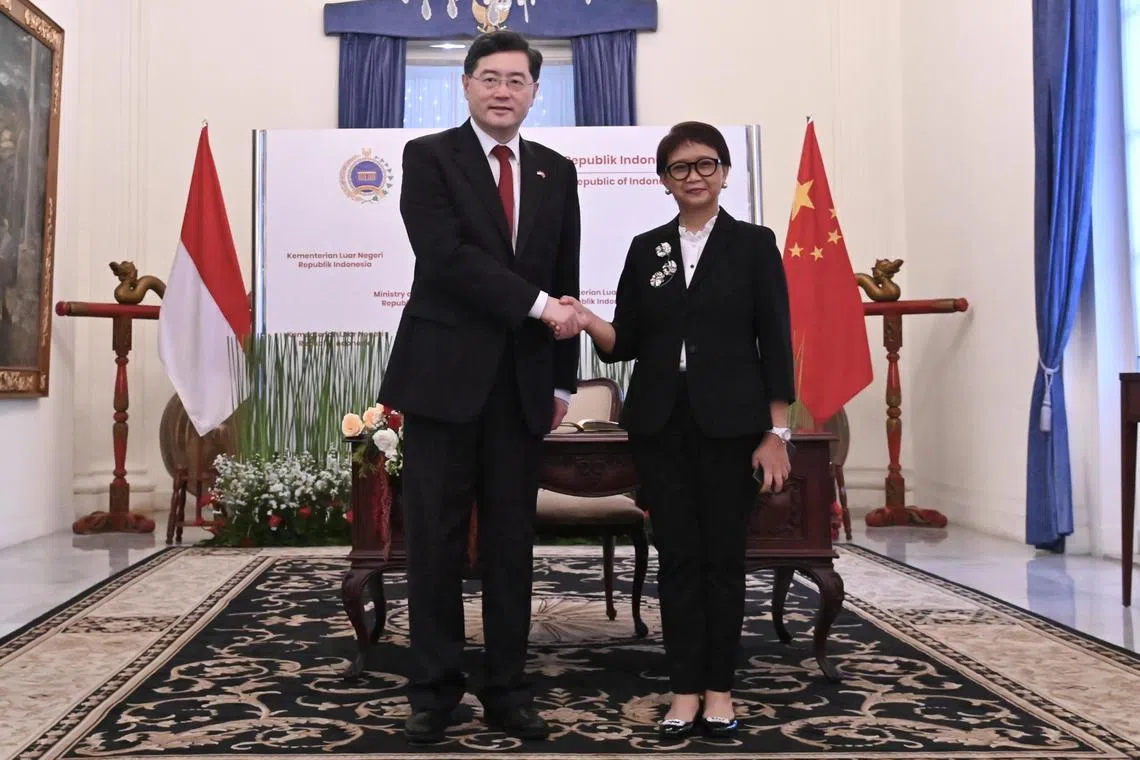 aachina22 - Chinese Foreign Minister Qin Gang and Indonesian Foreign Minister Retno Marsudi met in Jakarta on Feb 22

Photo by: Indonesian Foreign Ministry