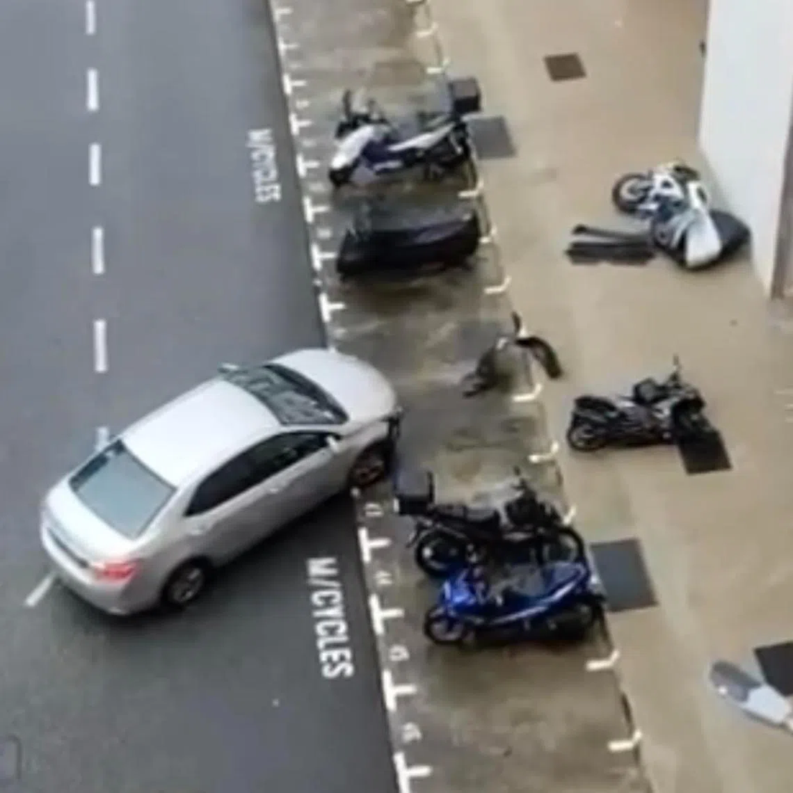 Controlled drugs, drug paraphernalia and an e-vaporiser were found with the driver.