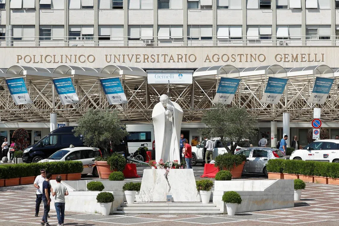 Pope Francis underwent a three-hour operation on Wednesday at Rome's Gemelli Hospital to repair a hernia.