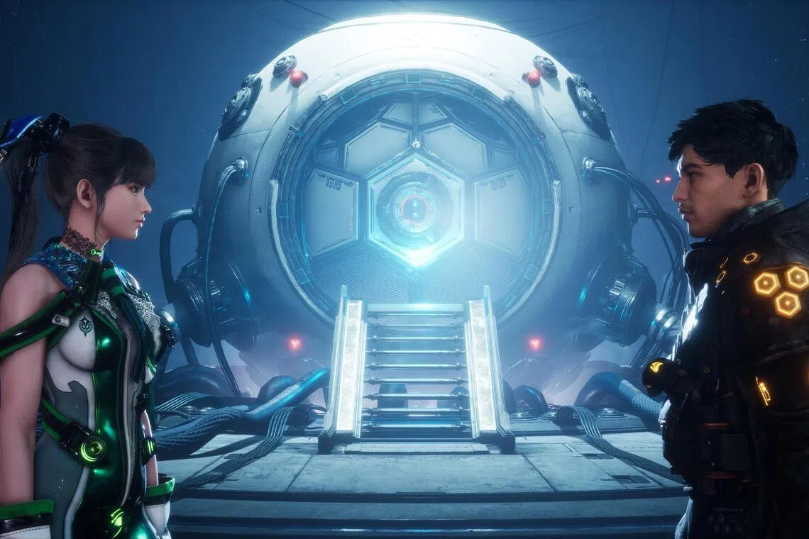 A scene from the action-adventure game Stellar Blad, which is among the South Korean-made titles that reached global audiences in recent years. 