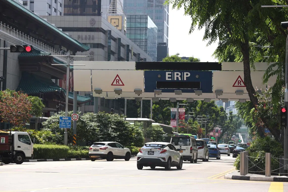 LTA is also closely monitoring traffic in the Orchard area, which has seen speeds persistently lower than optimal. It is considering reinstating ERP operations there.