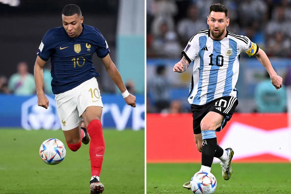 Stopping French superstar Kylian Mbappe (left) and Argentina's Lionel Messi is only one battle in the World Cup's final war.