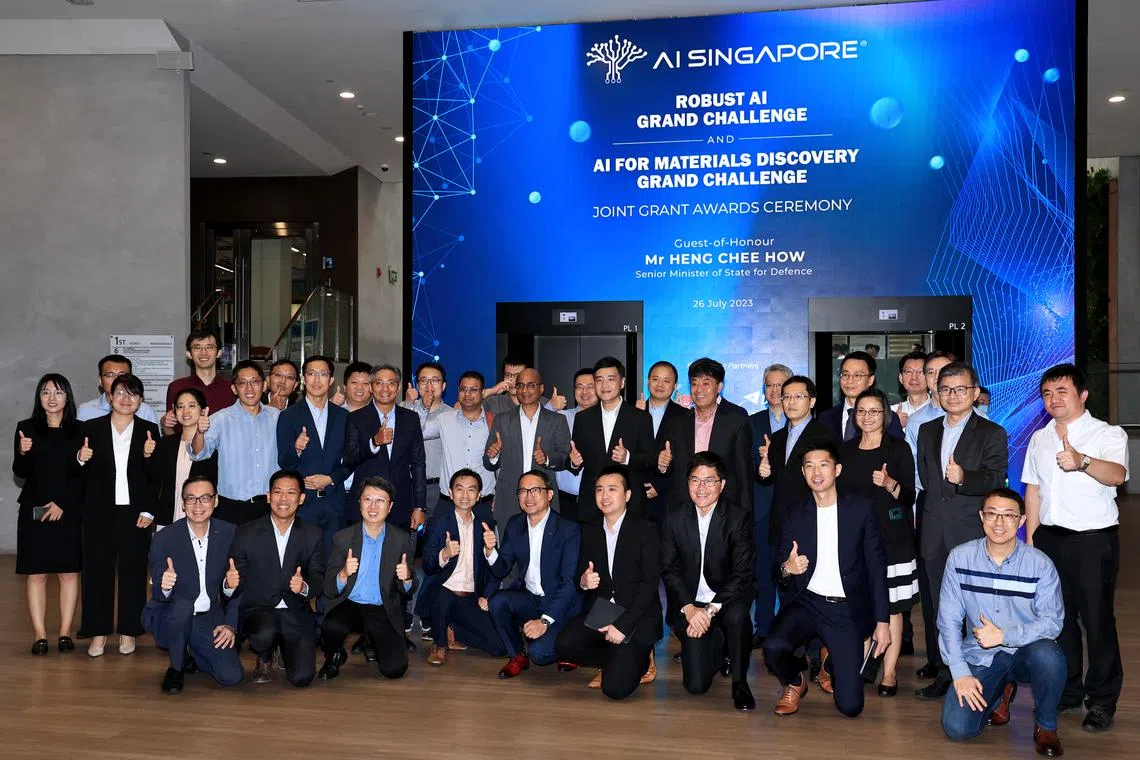 Funded by AI Singapore, the pot will be split among five research teams from industry players and universities in Singapore and overseas. 