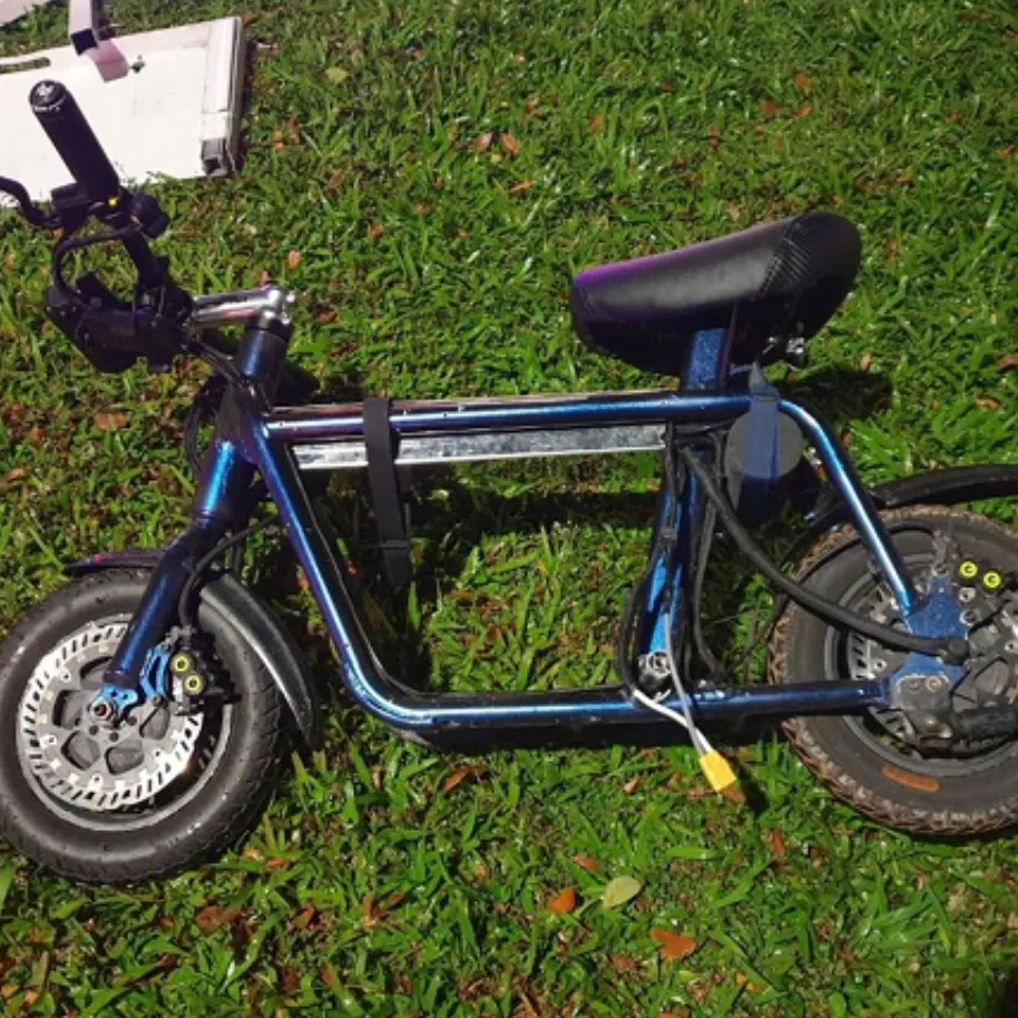 The vehicles used by the 15-year-old and 16-year-old teenagers were both unregistered.