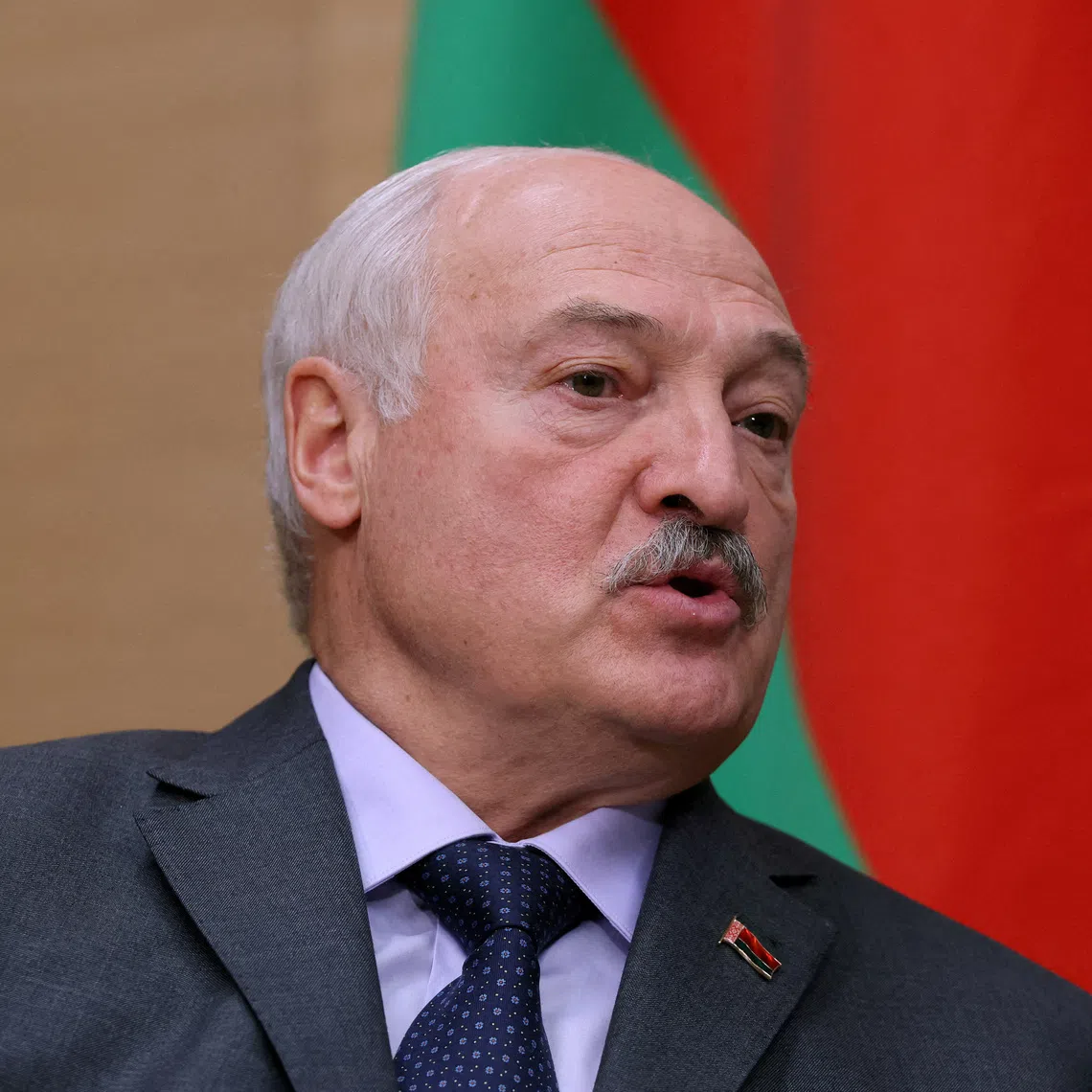 FILE PHOTO: Belarusian President Alexander Lukashenko attends a meeting with Russian President Vladimir Putin at the Novo-Ogaryovo state residence outside Moscow, Russia August 29, 2026. REUTERS/Anastasia Barashkova/Pool/File Photo