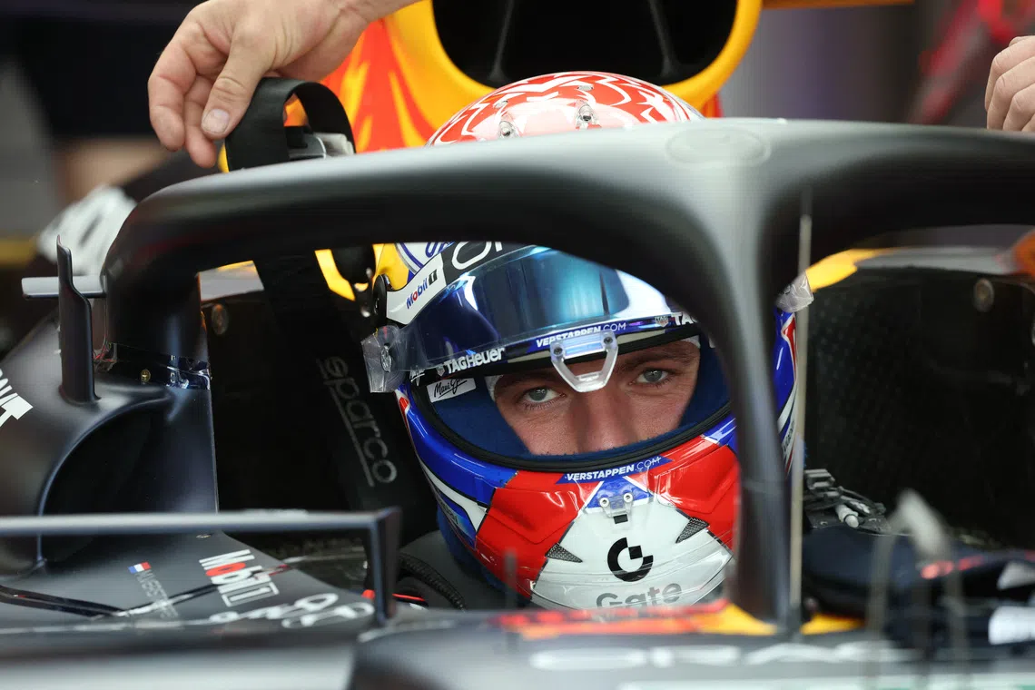Formula One F1 - United States Grand Prix - Circuit of the Americas, Austin, Texas, U.S. - October 17, 2025 Red Bull's Max Verstappen before practice REUTERS/Mike Segar