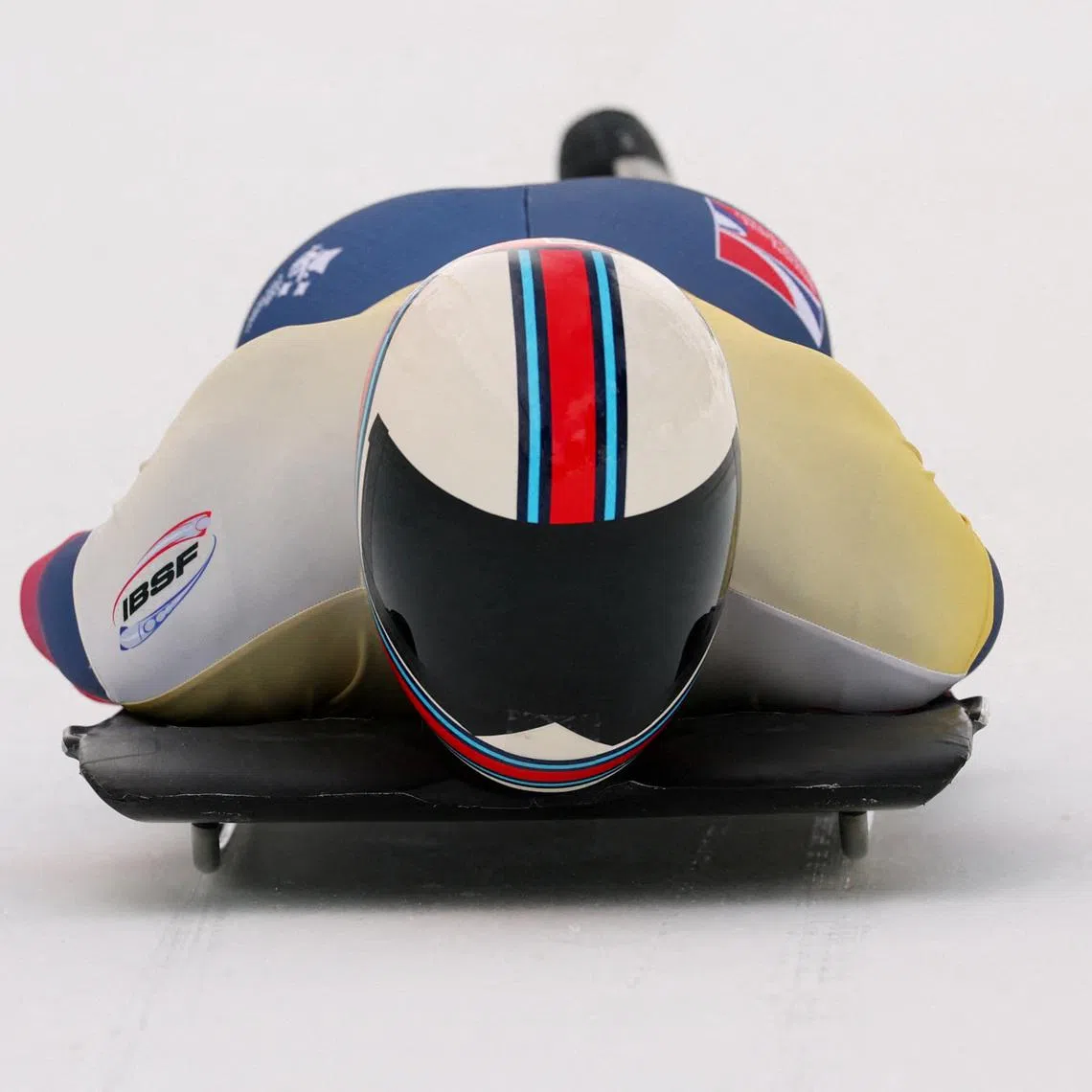 FILE PHOTO: Bobsleigh and Skeleton - IBSF World Championships - St. Moritz-Celerina Olympia Bobrun track, St. Moritz, Switzerland - January 9, 2026 Britain's Matt Weston in action during men's skeleton heat 1 REUTERS/Denis Balibouse/File Photo