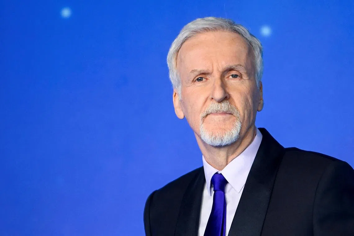 FILE PHOTO: Director James Cameron arrives at the world premiere of 'Avatar: The Way of Water' in London, Britain December 6, 2022. REUTERS/Toby Melville/File Photo