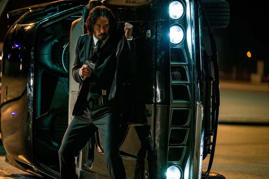 Keanu Reeves in John Wick: Chapter 4.