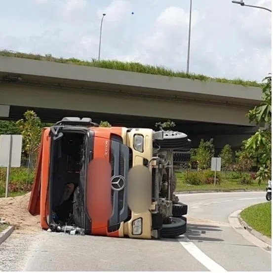 On Feb 11, the five men, aged between 28 and 50, were each handed one charge under the Road Traffic Act. 
