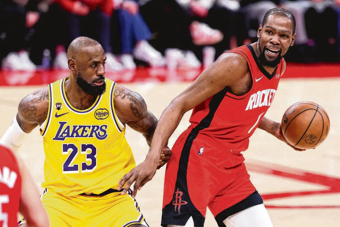 Houston Rockets-LA Lakers series ‘much deeper’ than LeBron James-Kevin Durant tilt