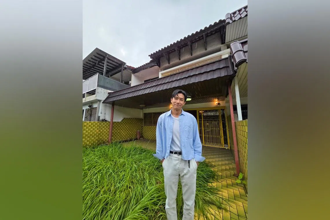 Desmond Tan shared a photo of himself on social media on Aug 19 in front of his new two-storey house.