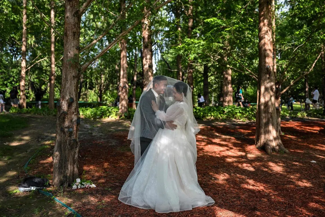 Marriage rates hit a record low in 2022 at 6.8 million, the lowest since 1986, according to government data released in June.