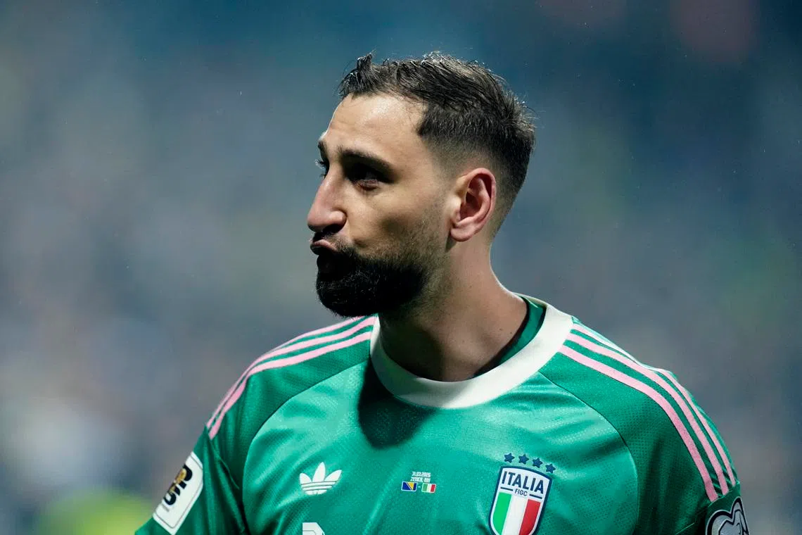 Soccer Football - FIFA World Cup - UEFA Qualifiers - Finals - Bosnia and Herzegovina v Italy - Bilino Polje Stadium, Zenica, Bosnia and Herzegovina - March 31, 2026 Italy's Gianluigi Donnarumma after the match after failing to qualify for the FIFA World Cup REUTERS/Matteo Ciambelli