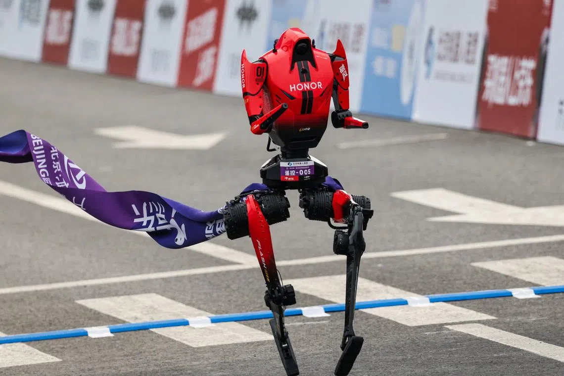 Minor missteps aside, China’s droid half-marathon showcases major strides in robotics