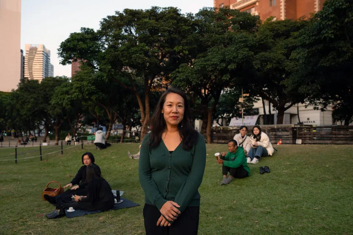 Ms Leslie Lai travelled from her home in Oakland to Taichung to vote in Taiwan's presidential election this year.