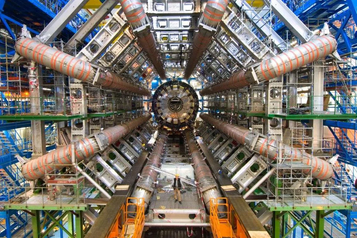 Atom-smashing particle accelerators, such as the Large Hadron Collider, could eventually offer up new leads in the search for the sterile neutrino.