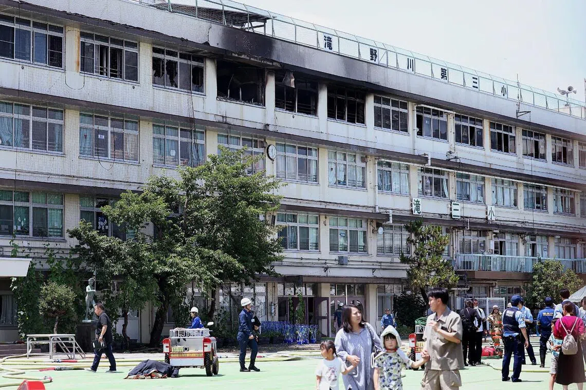 A fire broke out at an elementary school in Tokyo on June 19, injuring at least one person, but all children and staff were evacuated safely.