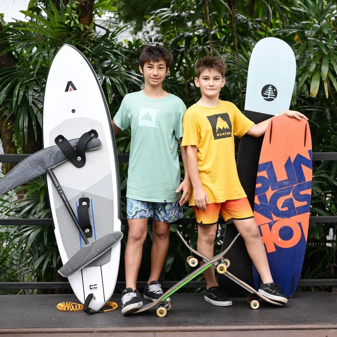 Malo Pichoir (L) and Arno Pichoir.