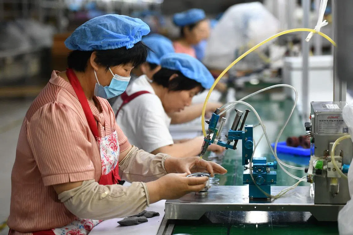China’s factory activity index unexpectedly rose in May.