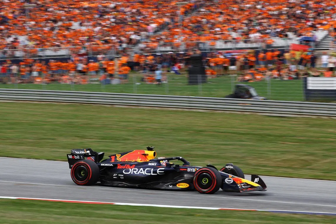 Red Bull's Max Verstappen has won six of eight races so far this season.