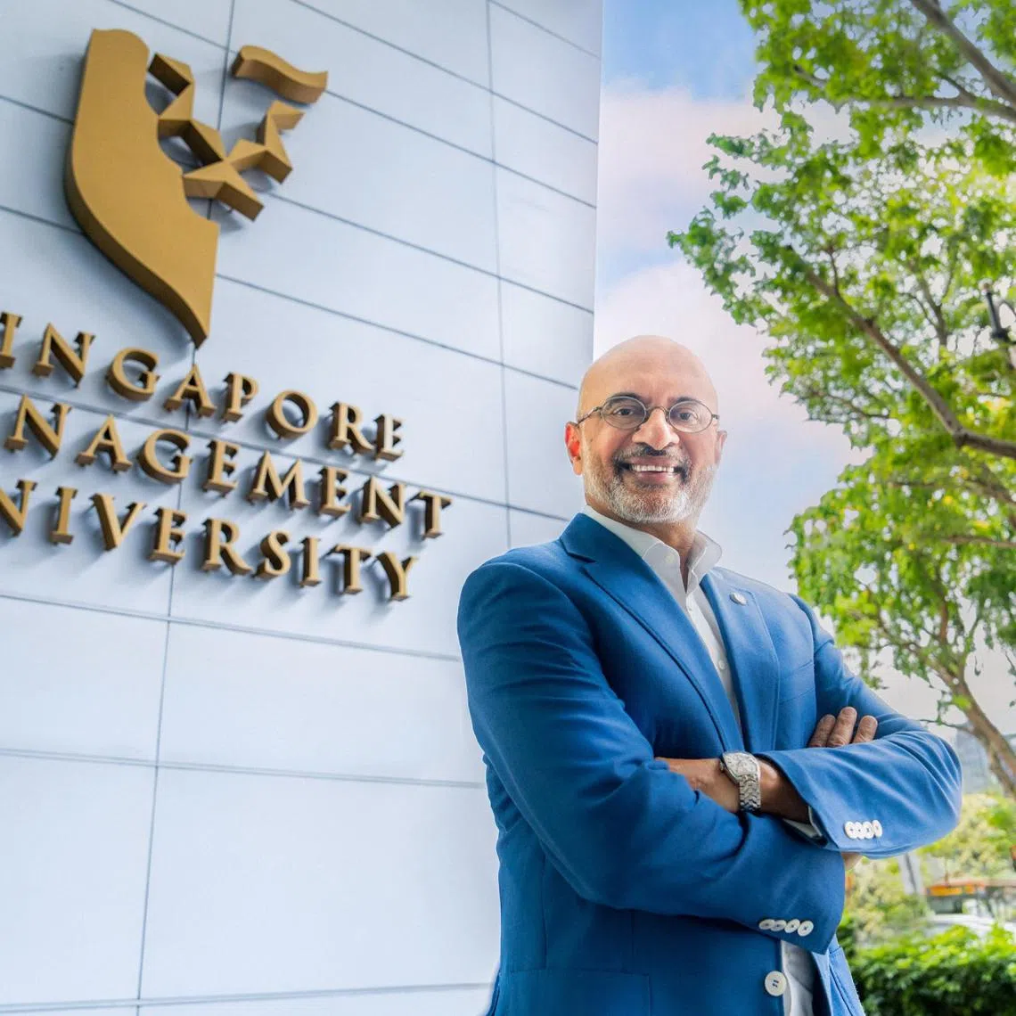 DBS Group CEO and Singapore Management University chairman Piyush Gupta said SMU should aim to become the “quintessential Asian university”, emulating DBS.