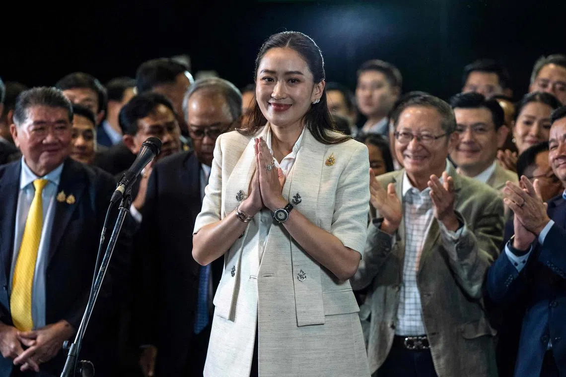 Ms Paetongtarn Shinawatra is the second woman to serve as Thailand's prime minister, following her aunt Yingluck Shinawatra.