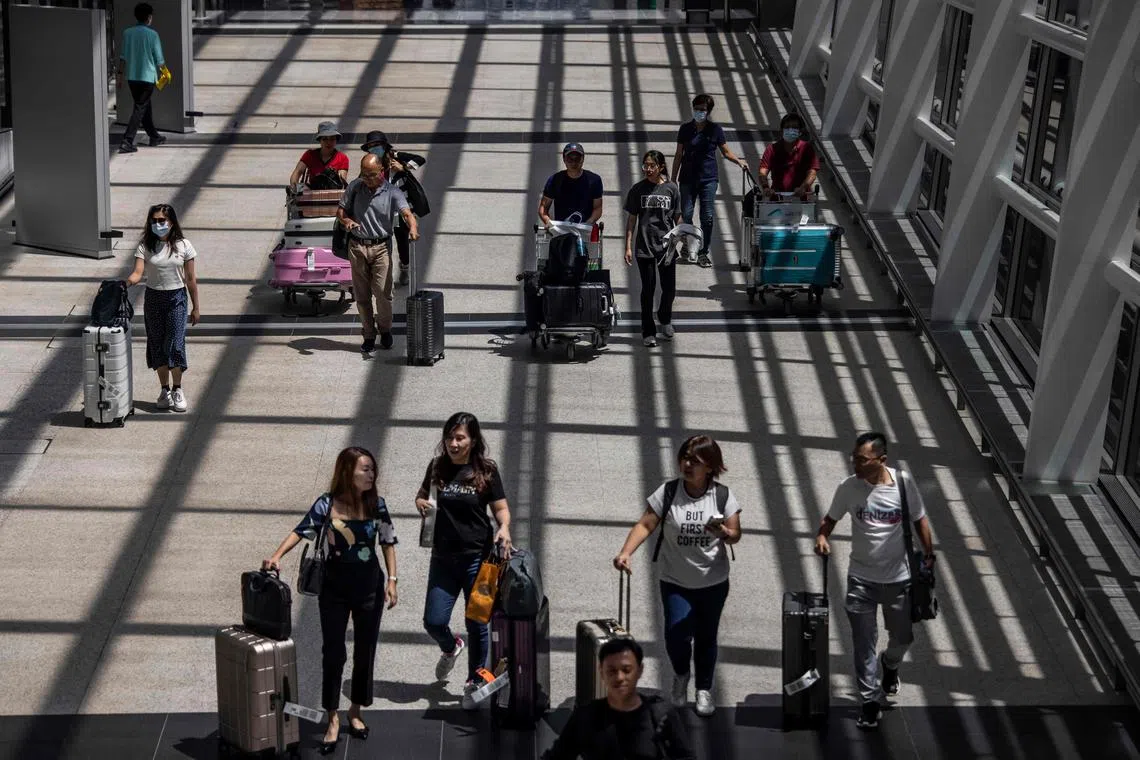 According to some estimates, some 150,000 Hongkongers have departed in the past three years. 