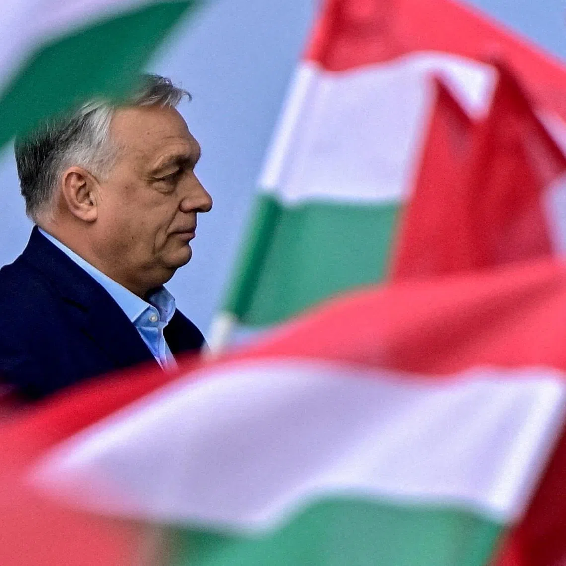 FILE PHOTO: Hungarian Prime Minister Viktor Orban attends the first so-called \"Patriots' Grand Assembly\" of nationalist groups from Europe, in Budapest, Hungary, March 23, 2026. REUTERS/Marton Monus/File Photo