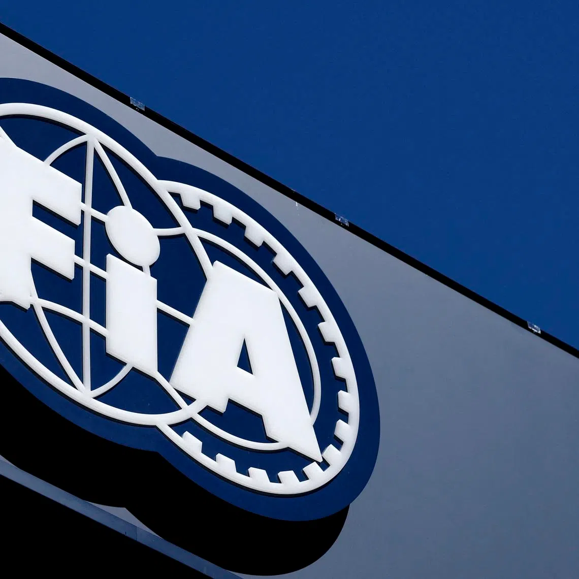 Formula One F1 - Monaco Grand Prix - Circuit de Monaco, Monaco - May 22, 2025 General view of the FIA logo ahead of the Monaco Grand Prix REUTERS/Stephanie Lecocq/File Photo