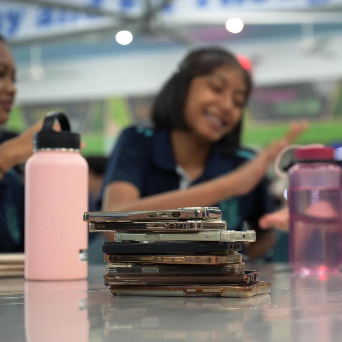 Stricter phone use guidelines in Singapore schools took effect in January.