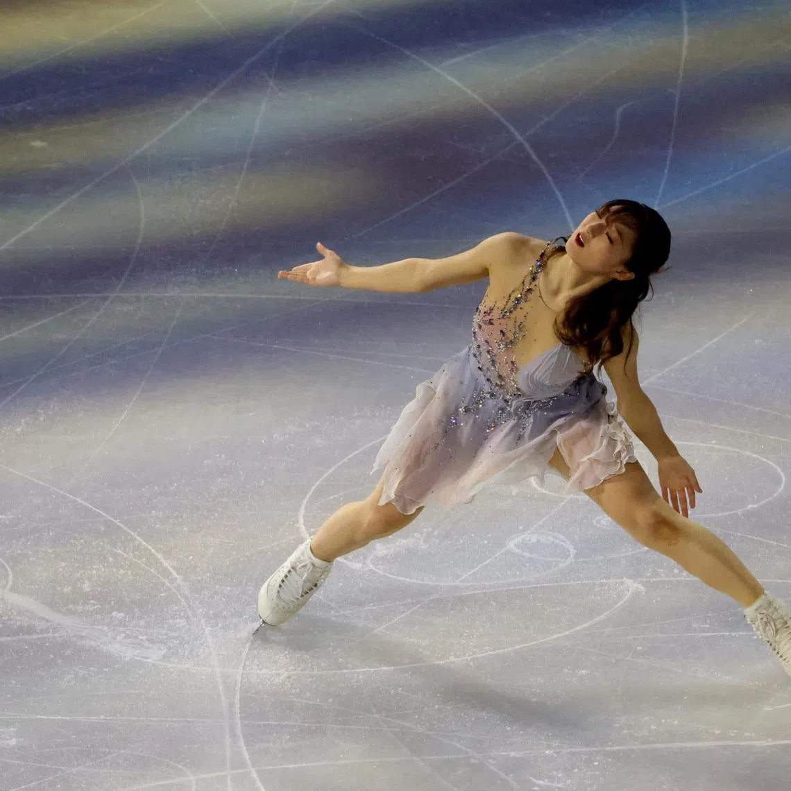 Milano Cortina 2026 Olympics - Figure Skating - Exhibition Gala - Milano Ice Skating Arena, Milan, Italy - February 21, 2026. Kaori Sakamoto of Japan performs during the Exhibition Gala. REUTERS/Fabrizio Bensch/File Photo
