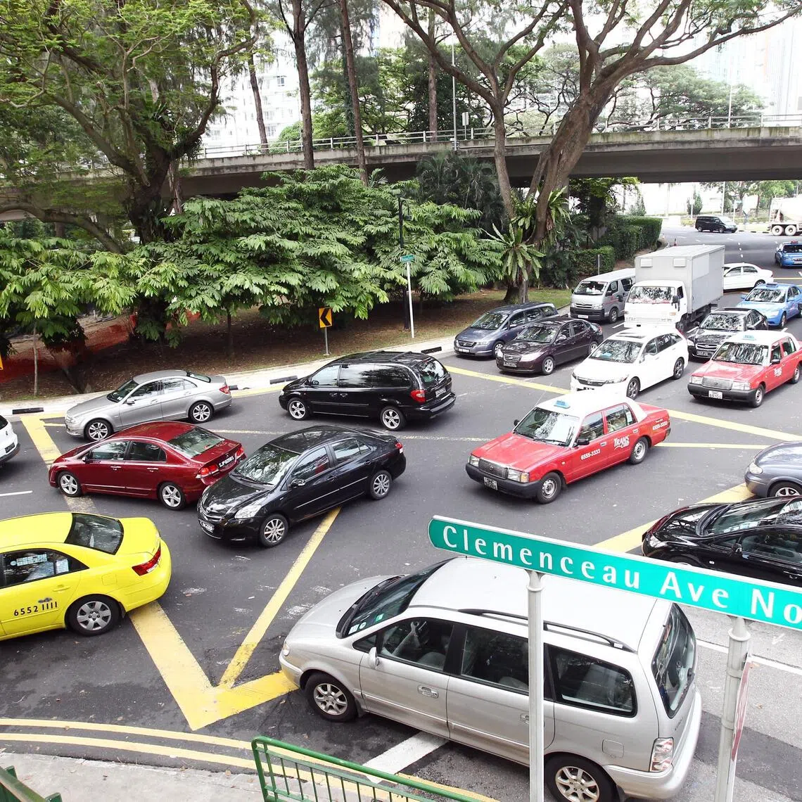 The Newton Circus is one of the few roundabouts remaining in Singapore.