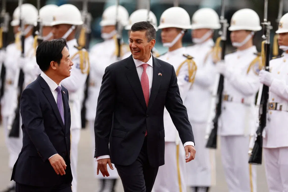 China ramps up rhetoric to attack Paraguay president's Taiwan visit