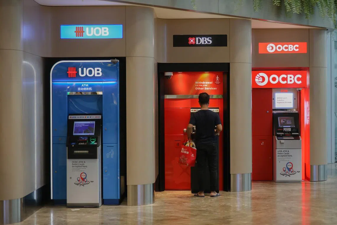 Singapore’s three listed banks snapped an upward share price streak that drove both DBS and UOB to all-time highs earlier in February.