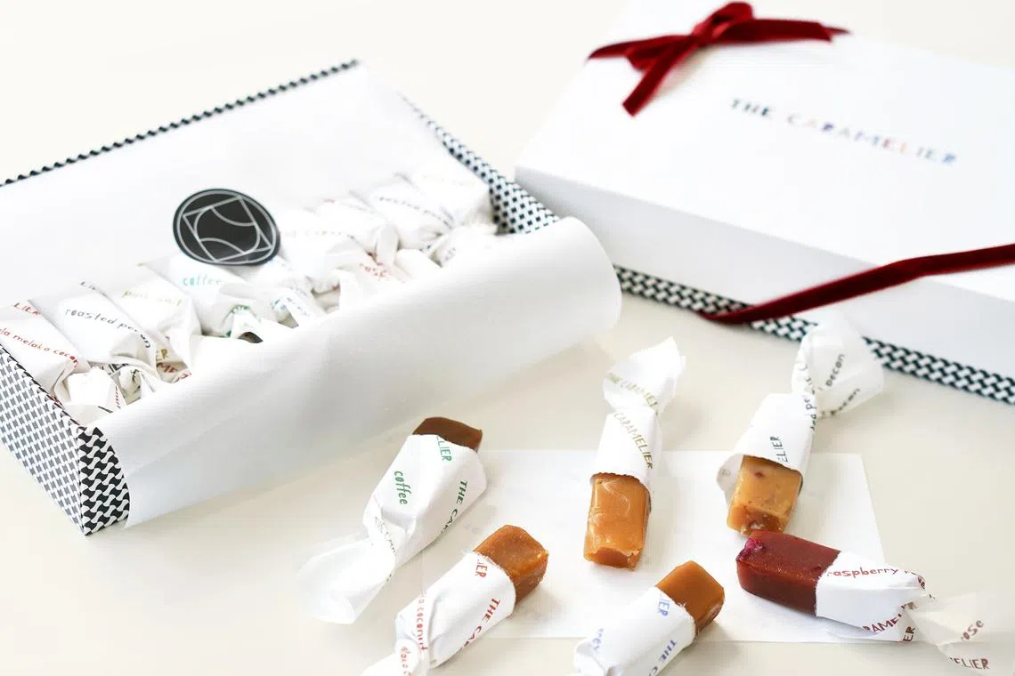 The Caramelier’s assorted caramels 