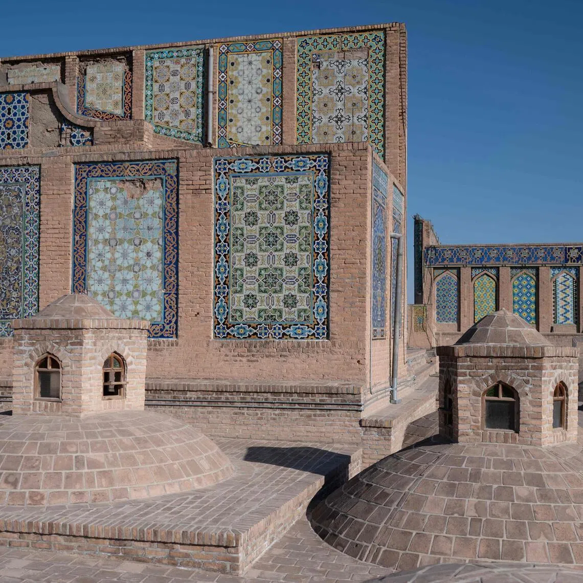 Miniature art carved on the wall of Jami Masjid, also known as the Great Mosque of Herat, in Herat in early January 2026. Hundreds of years after the celebrated painter Kamal ud-Din Behzad roamed the streets of Herat, artists in the Afghan city are finding joy and hope in his recognition by UNESCO. 
