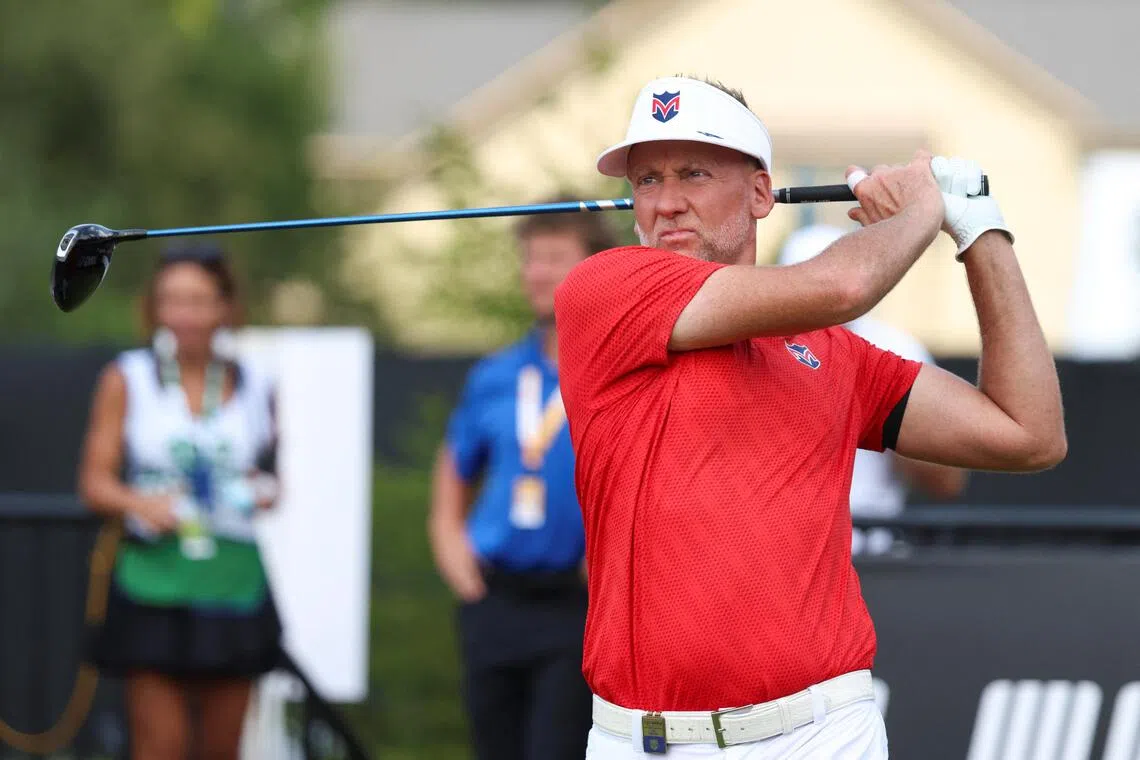 Ian Poulter, 50, was among a group of established stars who accepted lucrative contracts to join breakaway circuit Liv Golf and was a vocal defender of the move.