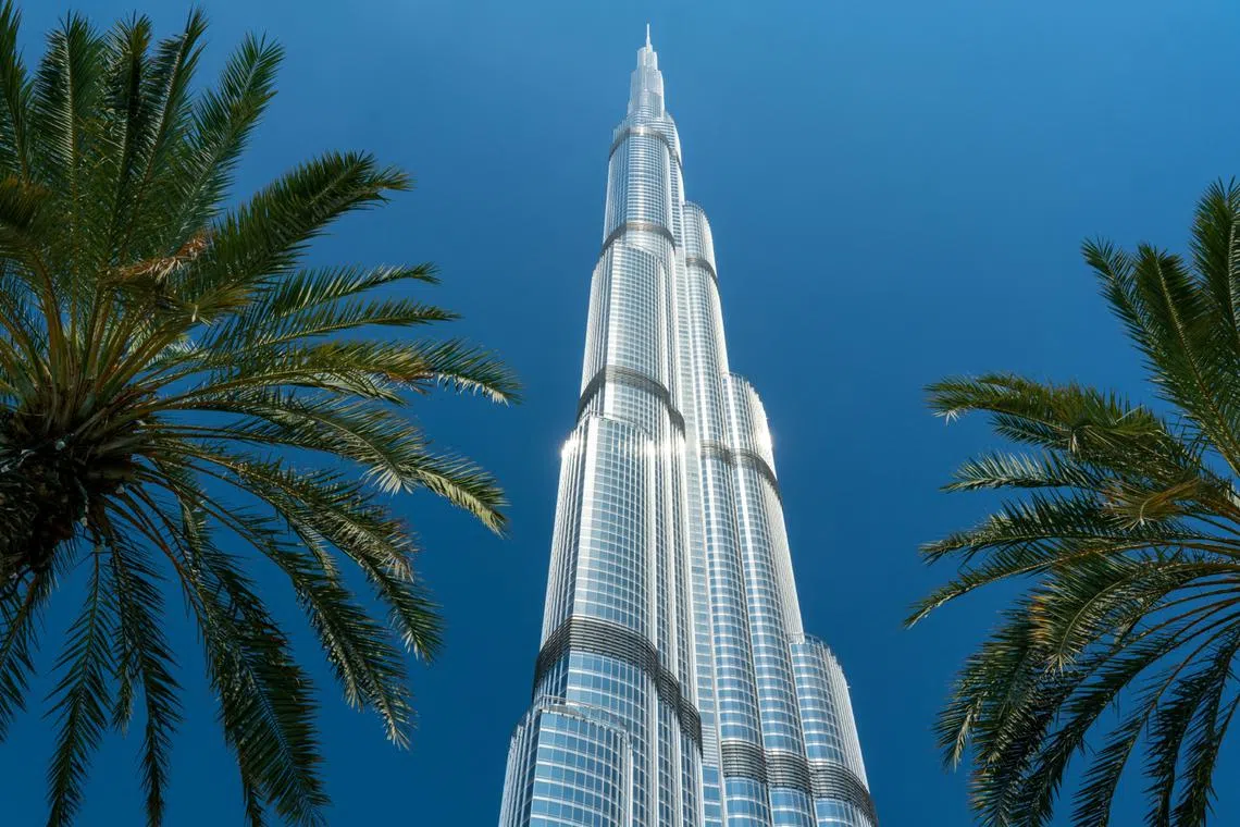 The UAE's Burj Khalifa, at 828 metres, has been the world’s tallest tower since opening in 2010. 