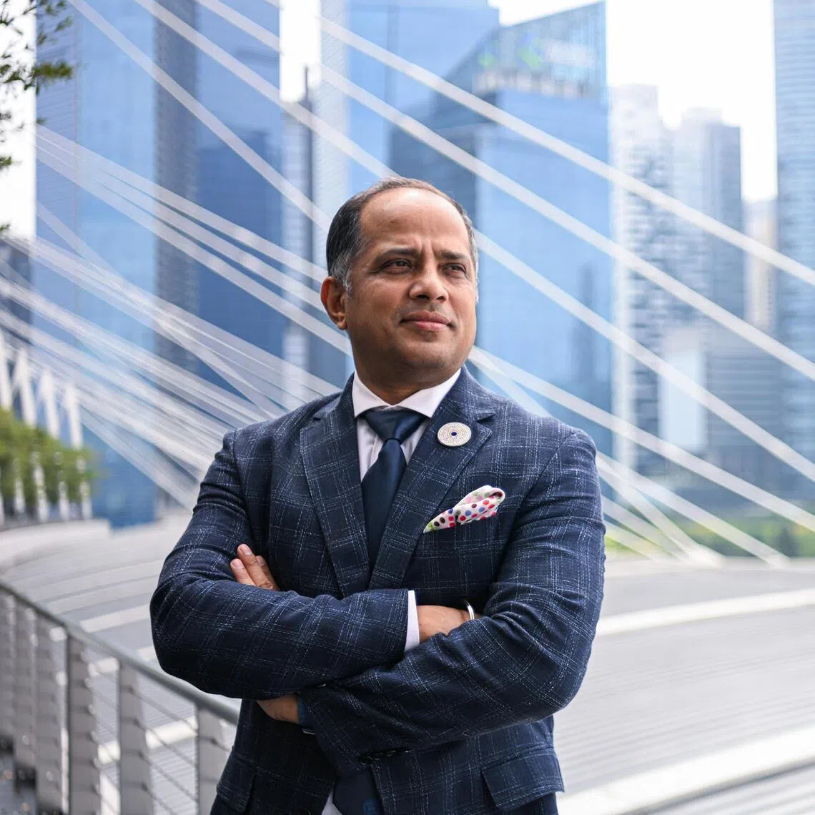 ST20251111_202542600592 Azmi Athni bnfintech//

Mr Sopnendu Mohanty, CEO of the Global Finance & Technology Network on Nov 11, 2025. 

ST PHOTO: AZMI ATHNI