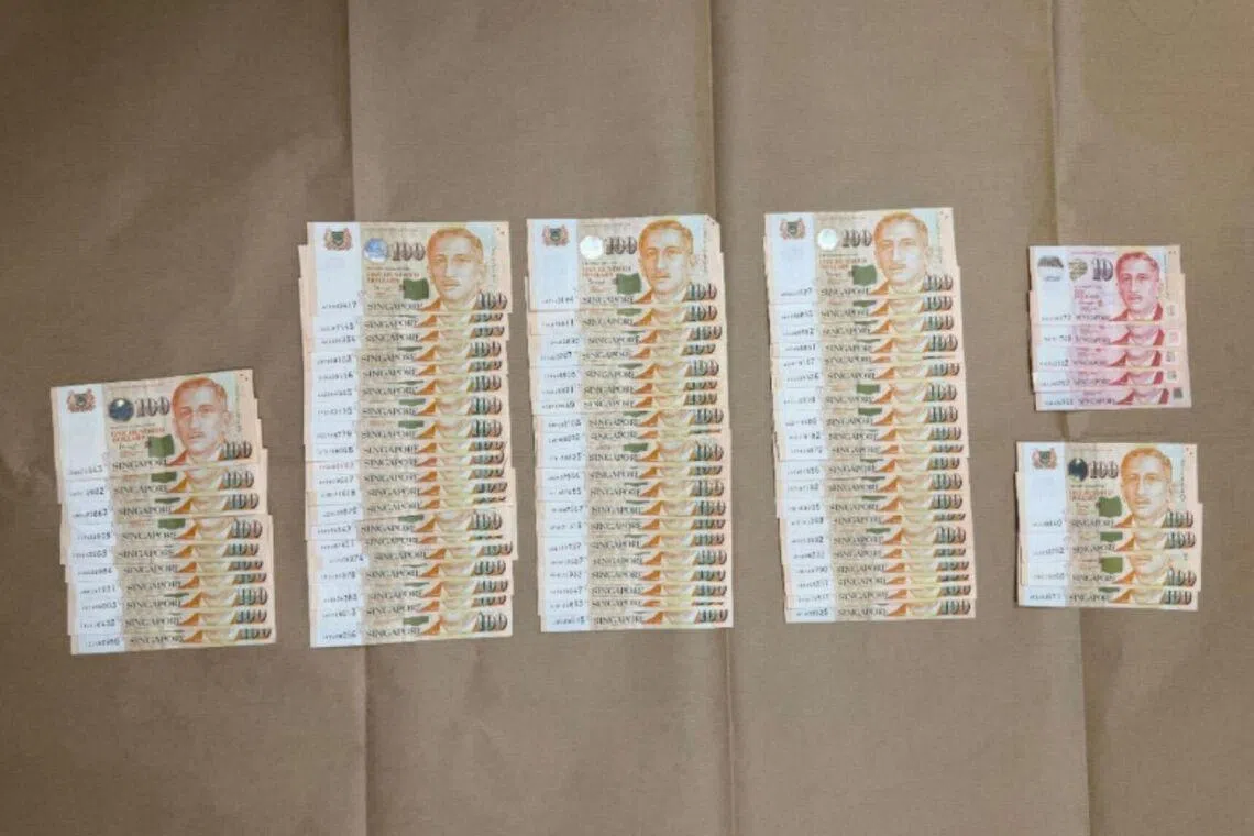 The police said they recovered cash amounting to $7,450.
