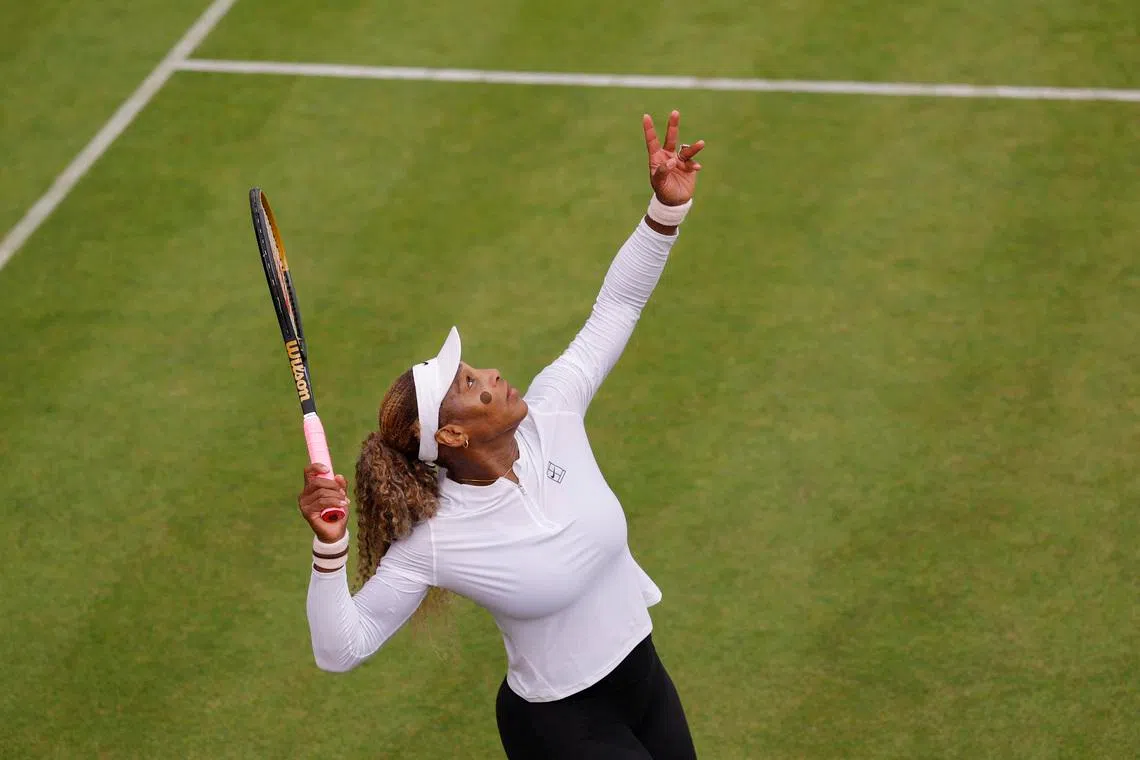 Tennis - WTA 500 - Queen's Club Championships - Queen's Club, London, Britain - June 7, 2026 Serena Williams of the U.S. during practice Action Images via Reuters/Andrew Couldridge