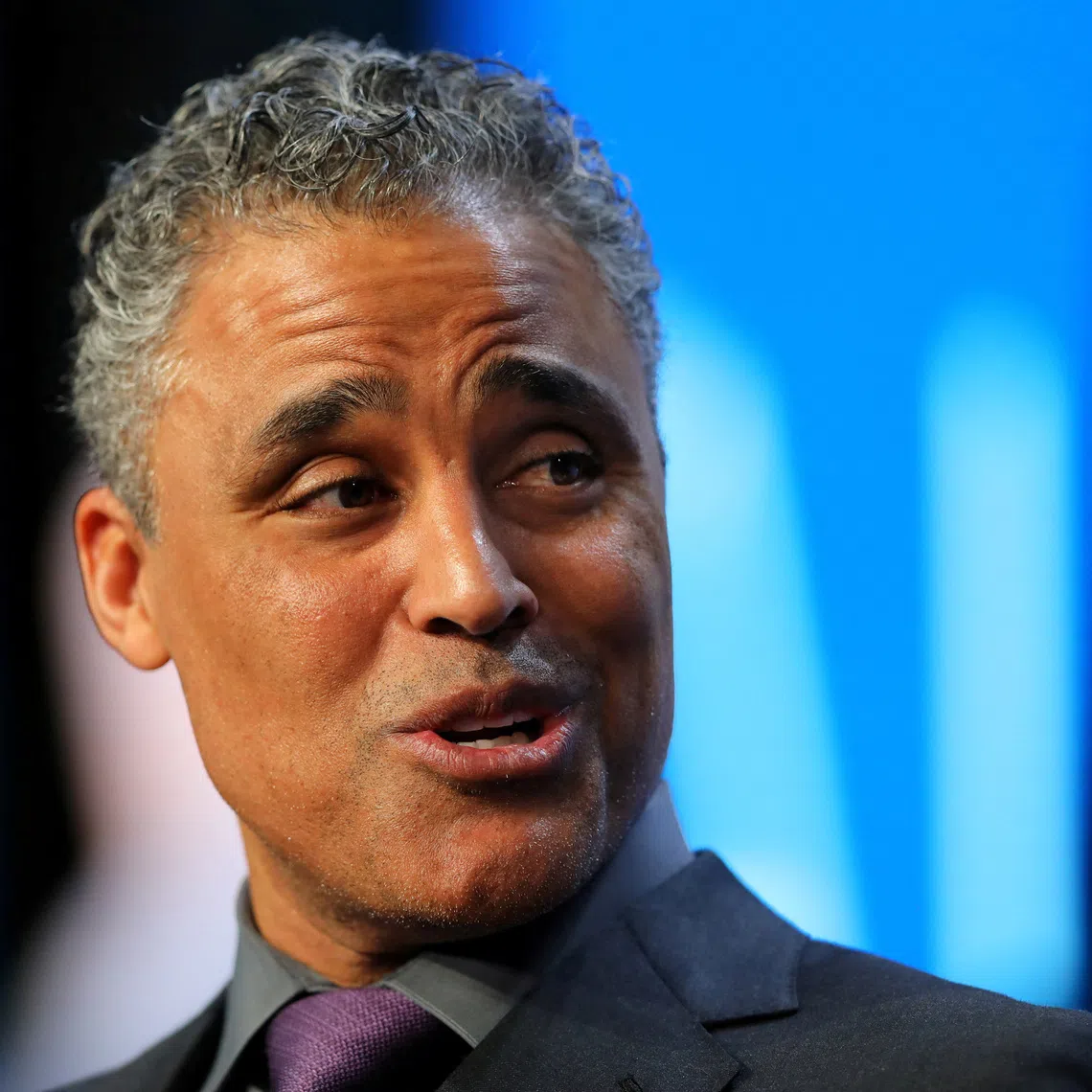 FILE PHOTO: Rick Fox, three-time NBA Champion and founding partner of Vision Venture Partners, speaks during the Milken Institute Global Conference in Beverly Hills, California, U.S., May 3, 2017. REUTERS/Mike Blake/File Photo