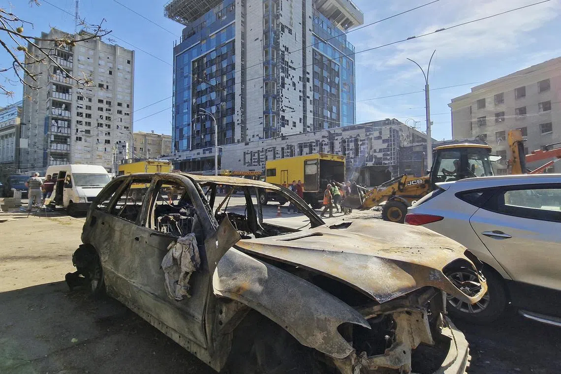 Kharkiv, just 30km from the Russian border, is been a frequent target of Moscow's attacks.