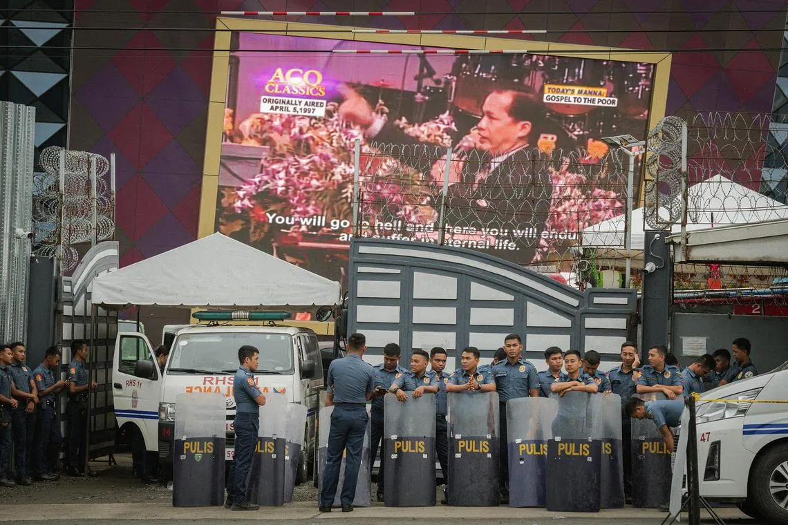 A video recording of Apollo Quiboloy was streamed inside his megachurch compound in Davao City, Philippines.