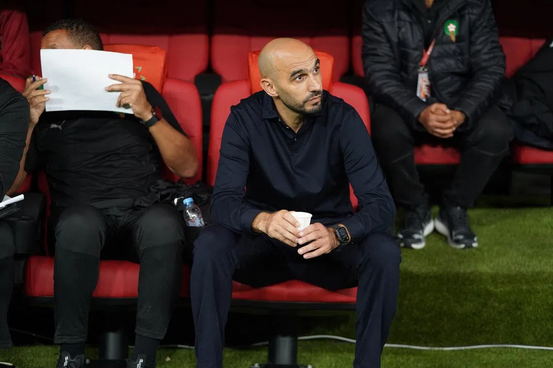 Soccer Football - CAF Africa Cup of Nations - Morocco 2025 - Group A - Zambia v Morocco - Prince Moulay Abdellah Stadium, Rabat, Morocco - December 29, 2025 Morocco coach Walid Regragui before the match REUTERS/Stringer